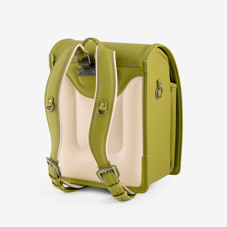 背中に優しくフィットする、柔らかな背あて