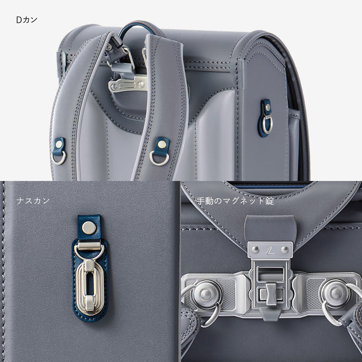 差し色を添えて、金具の色もシックに