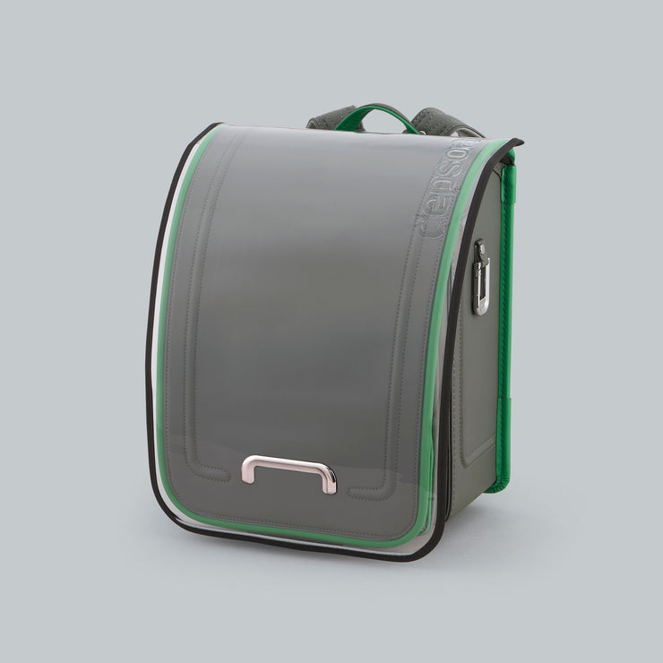 着用：ヒューライン グレー×ネオングリーン