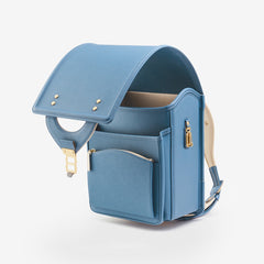 No.18 RECO 牛革ハイブリッド プリズムブルー